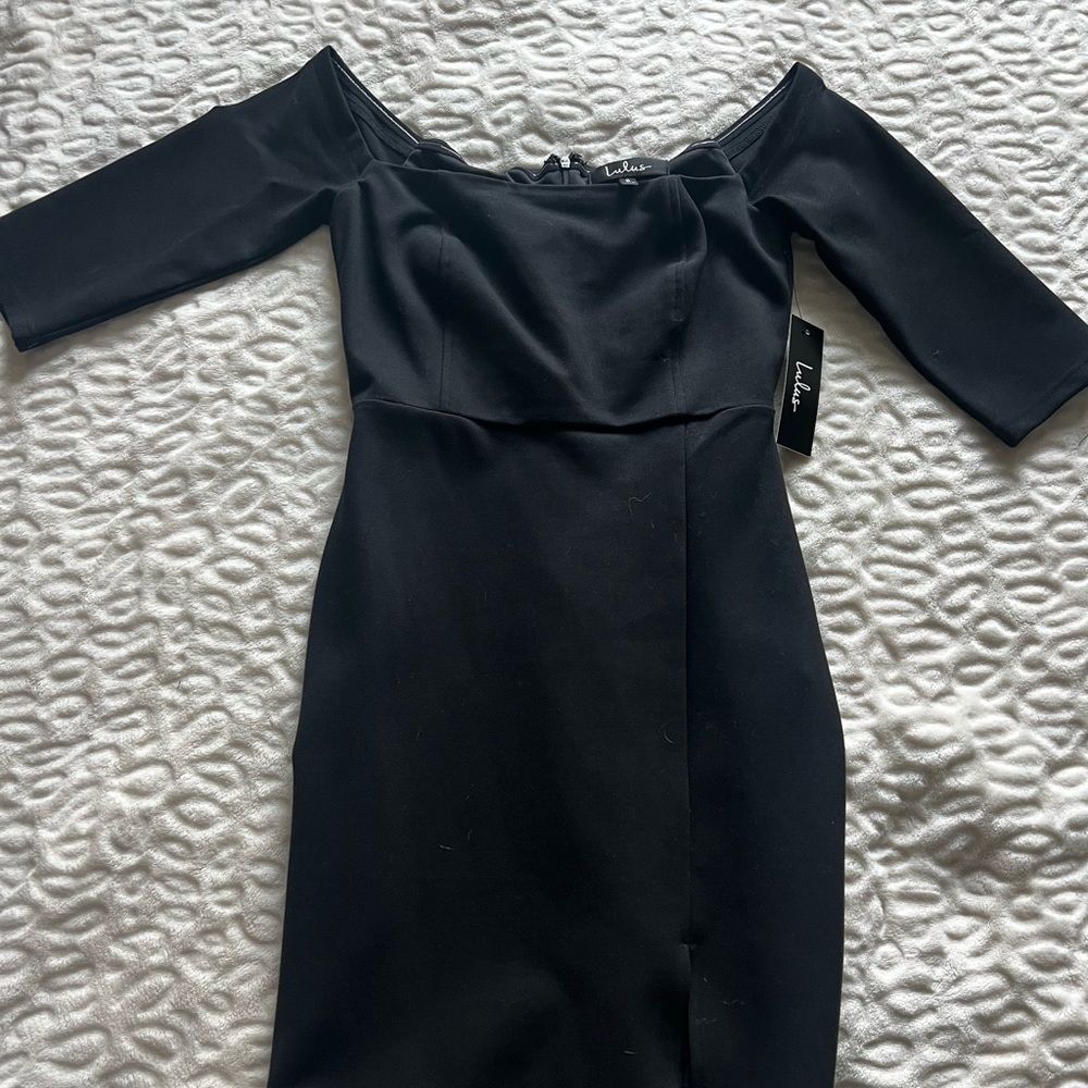Lulu black dress new with tags